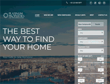 Tablet Screenshot of platinum-egypt.com